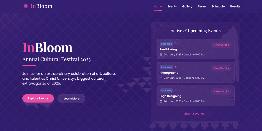 InBloom Website
